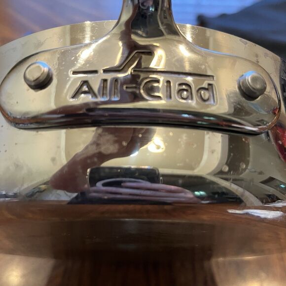 All-Clad Stainless Steel Fry Sauté Pan  Skillet 8" Wide Non Stick READ - Picture 6 of 11